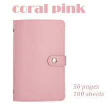 Savings Plan PU Material  Money Saving Book, Christmas Gifts,Stocking Stuffers,Containing 50 Sheets Of Paper, Can Hold 100 Banknotes. It Is A Cash Storage Notebook, Suitable As A Gift For Adults, Graduation Gifts, Birthday Gifts, And Holiday Gifts.