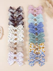 24 szt./zestaw wielokolorowych spinek do włosów dla dzieci, odpowiednich do codziennego użytku