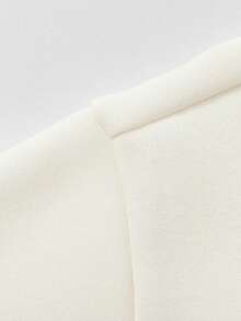 Balabala 疯狂动物城青少年女孩羊毛运动衫,男孩和女孩 2025 年冬季,可爱温暖上衣 - 米白 - 查看 7