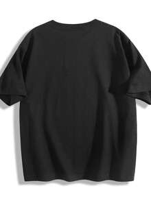 67, A Catchy 67 Meme, This Black Crew Neck Short-Sleeved Children's T-Shirt Features A Casual Style With A Print Of Melting Ice Cream, A Textbook, An Apple, A Triangle Ruler, And A Pencil, Along With Popular Letter Patterns. The Fabric Is Soft And Stretchy, The Design Is Lively And Cute, And It's Comfortable To Wear. Made Of 100% Pure Cotton, The T-Shirt Is Soft, Comfortable, Versatile, And Practical, Suitable For Various Occasions Such As School, Sports, And Christmas. This Printed T-Shirt Is Very Popular With Girls And Is Ideal For Everyday Wear, Casual Activities, And Outdoor Adventures. A Great Back-To-School Gift. - Black - View 2