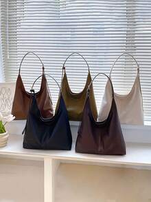 1 chiếc túi tote nữ phong cách retro, túi xách tay cổ điển có quai đeo vai, thích hợp cho hẹn hò, dự tiệc, mua sắm và du lịch - Có nhiều màu sắc cao cấp để lựa chọn, phù hợp cho đi làm, mua sắm và sử dụng hàng ngày, thích hợp làm quà tặng cho gia đình và bạn bè. - Nhiều màu - Xem 3