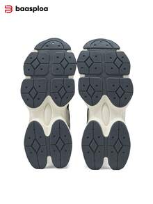 baasploa 2026新款女士休闲运动鞋，时尚米紫色女士休闲运动鞋，轻便公路跑鞋，户外旅行徒步运动鞋，运动鞋，反光时尚厚底运动鞋，轻便女士厚底运动鞋，女鞋，适合秋冬季节 - 紫色 - 查看 5