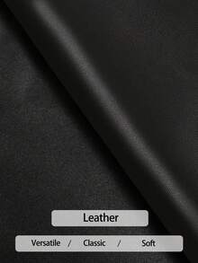 RNU 女士黑色PU皮拉链A字裙，适合情人节、狂欢派对、婚礼等场合，优雅百搭，也适合春夏外出、优雅派对、秋季、鸡尾酒会等场合，时尚优雅，休闲百搭，棕色裙子，春夏款 - 黑色 - 查看 2