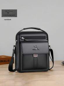 1pc 10-Inch Men's Messenger Bag, Business Shoulder Bag, Office Briefcase, Large Capacity Laptop Tote, Conference Bag