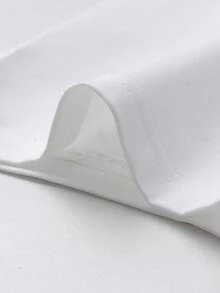 Men's Retro Family Guy Stewie Cartoon Graphic T-Shirt - Heavy Cotton, Comfortable & Stylish, White With Yellow & Red Character Design, Perfect For Casual Wear, Training, Running, And Sports - 白色 - 查看 5