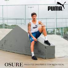 Kit 6 Pairs Puma Mid-High Socks Original Cotton - 2 Pretas 2 Brancas 2 Cinzas - Xem 6