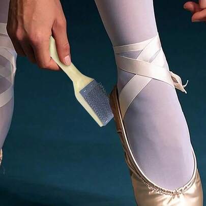 1 szt./2 szt. Szczotka do butów tanecznych, drewniana szczotka do gładkiej skóry i zamszu, wielofunkcyjna szczotka do czyszczenia i polerowania