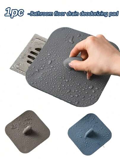 Bathroom Drain Deodorizer Mat, Toilet Drain Deodorizer, Hair Catcher, Keeps Drain Pipes Clean And Clear, Shower Drain Hair Catcher Filter Set, Home Bathroom Decor, Autumn Decoration