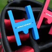 1pc Two-Sided H-Mallet Putter | Thanksgiving & Halloween Golf & Christmas Gift For Men & Women | Right/Left Hand Red/Blue Options | Heavy Putter With Cast Iron-Like Feel | Golf Training Aid For Practice & Short Game | Unique & Cool Golf Novelty - Blue - View 3