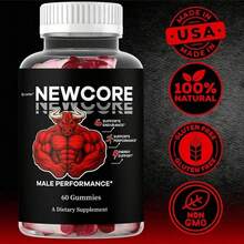 Selling Fast!Newcore Gummies For Men – Apple Flavor Daily Vitamin Gummies – 60 Count (Pack Of 1). Women's Health. - 3 bottles - 查看 10