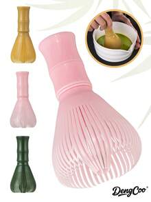 Dengcoo 1pc Traditional Matcha Whisk, Reusable Resin Matcha Whisk, Plastic Matcha Stirrer, Green Tea Brush, Japanese Chasen Brush, Matcha Mixer Brush Mixing Tool Accessory For Tea Preparation, Dishwasher , Easy To Clean - Tea Whisk - View 1