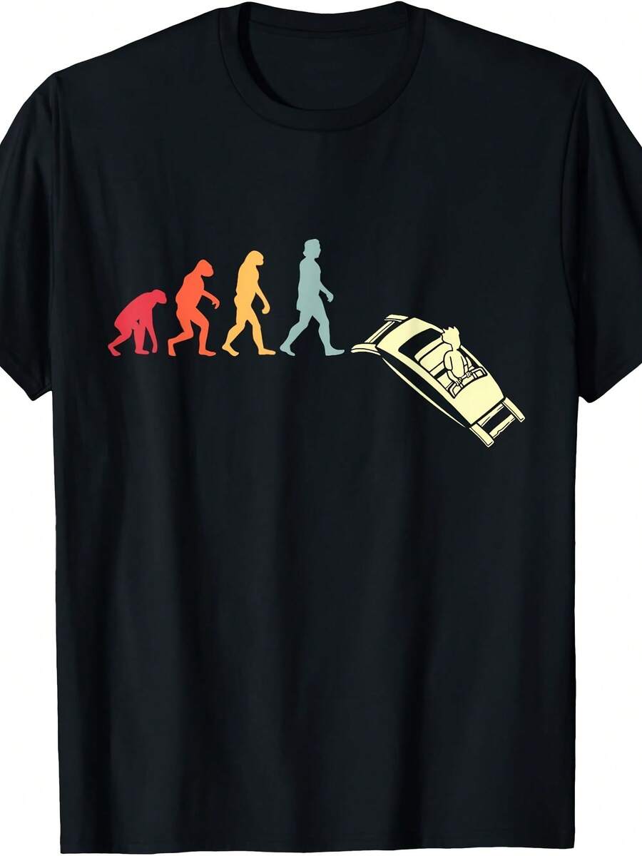 Vintage Amut Park I Humorous Rollercoaster T-Shirt - 款式22 - 查看 1