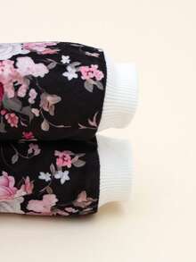 1 pieza Pijama vintage con estampado floral para mascotas - Patrón de rosas románticas para perros/gatos, cómodo y cálido, adecuado para cachorros/gatitos - Multicolor - Ver 6