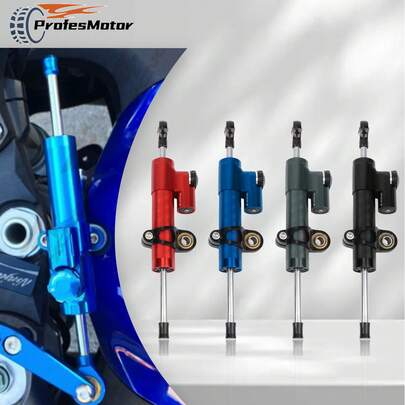 Amortiguador de dirección para motocicleta, adecuado para FZ1 FAZER 2015 - 2025, kit de soporte de montaje del amortiguador de dirección