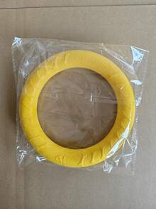 Disco volador con aro grande para mascotas - Juguete interactivo de disco volador para perros que combate el aburrimiento - Juguete masticable duradero con rebote y juguete de tiro para perros pequeños y medianos como Golden Retriever y Border Collie