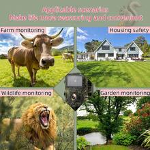 1pc Outdoor Hunting High-Definition Camera, Security Outdoor Smart Surveillance Camera With Battery Or Solar Power (Battery Not Included), 1080P Remote HD Camera For Outdoor, IP66 Waterproof, Night Vision, Animal Tracking, Monitoring And Game Camera - Camouflage - View 11