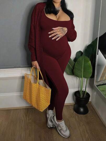Maternity Jumpsuit, Fashionable, Comfortable, Suitable For Sports And Home Wear