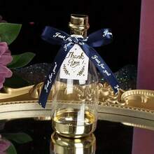 6pcs Transparent Champagne Bottle Candy Boxes - Plastic Gift Containers For Weddings, Birthdays, Parties - Perfect For Party Favors, Christmas Gifts