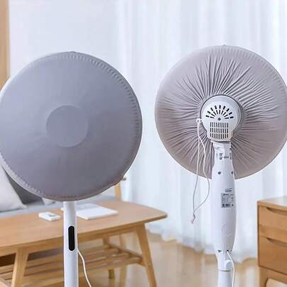 A Elastic Fabric Cover Household Floor Fans, A Dust Cover Fans, A Round Desktop Fan Cover That Is Fully Wrapped.