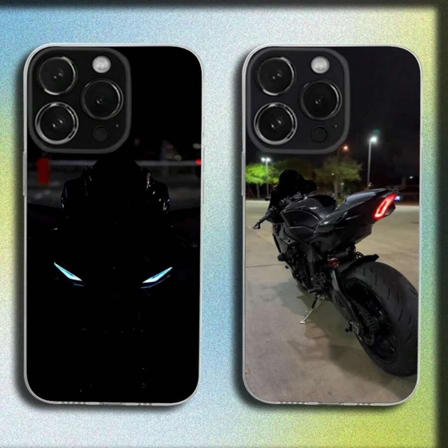 Sport Y-Yamahaes Cool Bike Phone Case Cover compatible with  16,15,14,13,12,11 Plus,Pro,Max,XR,XS,Plus,SE,Mini Transparent Soft Cover,Cover compatible with  17 pro hülle,  17 pro max hülle,  17 hülle,  16 pro hülle