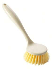 1Pc/3Pcs Wheat Straw Kitchen Long-Handled Pot Washing And Dish Cleaning Brushes Without Hurting Hands And Household Cleaning Brushes,Cleaning Dish Brush, Long-Handled Non-Stick Oil Pan Brush,Kitchen Cleaning Dish Brush - Beige - View 8