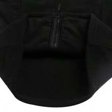 Skechers جاكيت كاجوال للنساء، جاكيت رياضي منسوج بسيط وهادئ 3 في 1، جاكيت رياضي كلاسيكي بقلنسوة للاستخدام اليومي - الأسود - مشاهدة 7