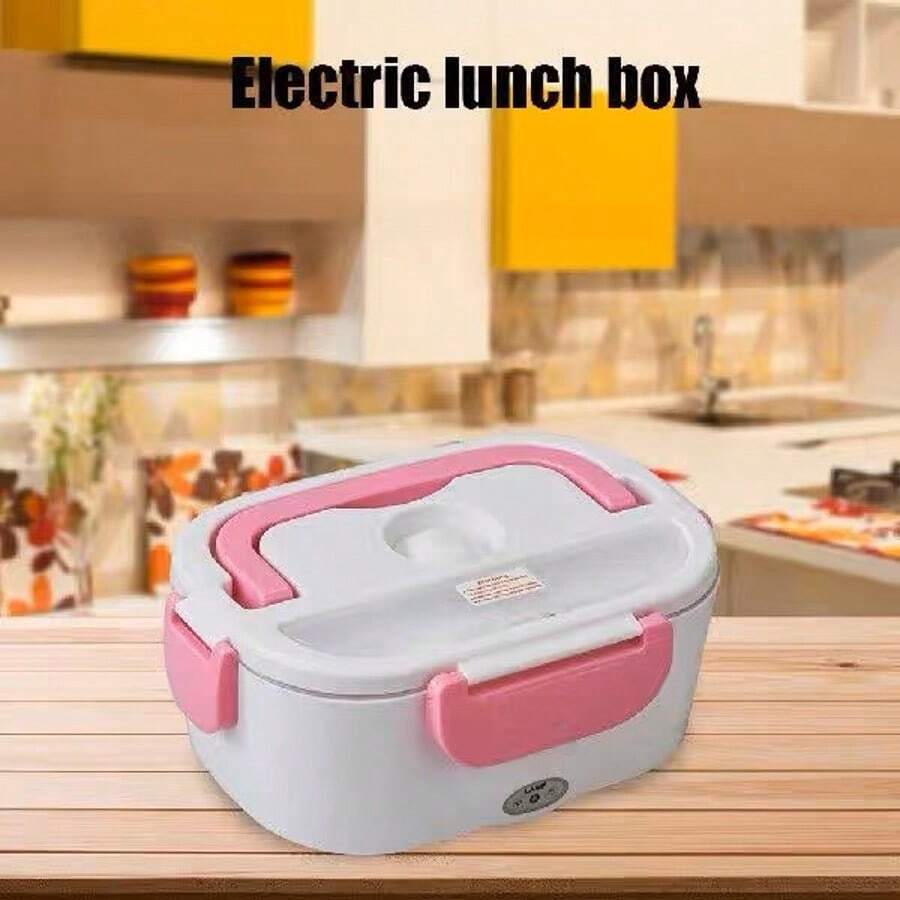 PROMOTION! Electric Lunch Box Can Be Used In The Car And At Home Portable Automatic Thermal Box Pot - Fast Shipping - Pink - View 1