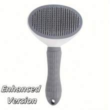 Cepillo autolimpiante para el pelo de perro, cepillo quitapelo de mascota y peine desenredante para perros y gatos, herramienta de aseo para una eliminación de pelo fácil y eficaz