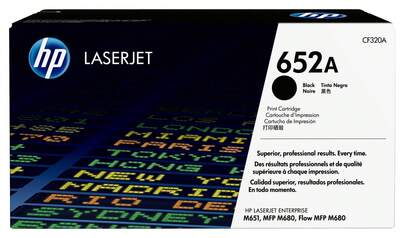  Oryginalny czarny toner HP 652A LaserJet