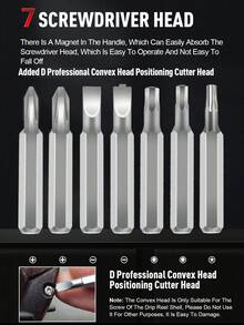 Kingdom Fishing Reel Repair Tool Kit Remove Bearing Maintenance For Fastening Maintenance Baitcasting Reel Fixing Kit Use Functional Lightweight Convenient - Multicolor - View 8