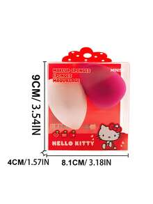 2 pièces Éponge de maquillage X, Houppette de poudre mignonne, Utilisation sèche et humide, Application de maquillage précise sans encrassement, Bon marché, Remplissage de bas de Noël, Maquillage, Outils de maquillage, Articles bon marché, Cadeaux, Cadeaux pour femmes, Cadeaux de Noël - Rouge - Voir 4