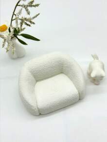 Ghế sofa nhựa cho nhà búp bê, mô hình sofa thu nhỏ, sofa thu nhỏ thực tế, ghế đôn thư giãn thu nhỏ trang trí, thích hợp để trang trí nhà mô hình. - Nhiều màu - Xem 4
