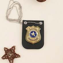 Adult  Costume Accessories - Detective Badge, Fake Handcuffs With Keys For Halloween, Cosplay &  Agent Outfits - Silver - View 9