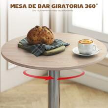 HOMCOM Patio Bar Tables - Màu Khaki - Xem 4