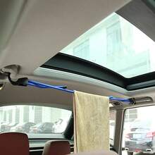 車の荷物ロープ 荷物固定ロープ 物干しロープ アウトドアワゴン 室内物干しロープ 自動車アクセサリーツール - ブルー - チェックする 2