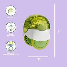 Chef'n 102-540-388 Garliczoom - Picador de ajos (2018, talla única), color verde(Large) - Tipo 1 - Ver 3