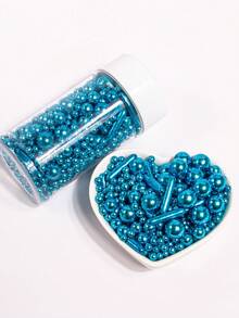 75g/2.6oz Gold Sprinkles Cake Toppers Baking Cake Decorations, Gorgeous Cupcake Decorations, Ice Cream Decorations, Suitable For Holiday Celebrations, Birthday Wedding Party. - Multicolor - View 14