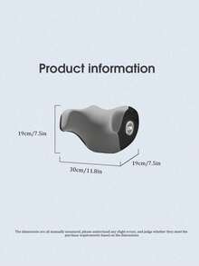 1pc Universal Car Headrest Neck Pillow, Comfortable Business Style Memory Foam Pillow, All-Season Use - A - View 9