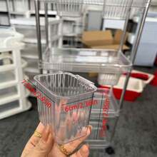 1 Xe đẩy đa năng bằng Acrylic có bánh xe - Xe đẩy sắp xếp đồ đạc, thích hợp cho văn phòng, nhà bếp, phòng tắm - Chất liệu PMMA bền bỉ với bánh xe trơn tru - Nhiều màu - Xem 10