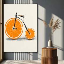 Framed 1PC Room Decor Vitamin Creative Wall Art Canvas  High-Quality , Waterproof,Fade-Resistant, 2D, Great Decor For Home, Office, Living Room, Bedroom, Kitchen, Bathroom, Dorm,Restaurants, Bars, Cafe,Gym,Hallway  Perfect Gift For Him/Her, Artist, Enthusiasts,  Ideal For Seasonal Decor,Event&Party Supplies, Birthdays,Valentine's Day, Mother's Day, New Year, Halloween,Thanksgiving Day,  Christmas, Easter - Đóng khung - Xem 2