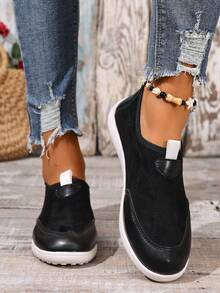 Giày thể thao nữ thường ngày, đa năng, tối giản. - màu đen - Xem 11