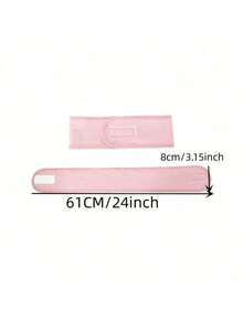 1条定制刺绣发带，自粘式可调节发带，适合洗脸、化妆、美容、瑜伽等场合，女士头饰，情人节/圣诞节礼物，送给亲朋好友的个性化礼物，澳大利亚度假风 - 彩色 - 查看 9