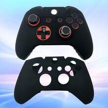 1 Set One Controller Silicone Protective Case + 4pcs Joystick Caps, Dust-Proof, Scratch-Resistant, Anti-Slip, Enhanced Gaming Experience - Multicolor - View 2