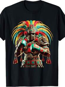 Mexican Boxing Pride Inka Sports Design T-Shirt - Style 10 - View 1