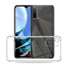 Transparent Anti-Fall Cushion Phone Case, Suitable For Redmi Phones, Transparent Anti-Fall Phone Case, Phone Protective Cover, Phone Case, Phone Holder, Anti-Fall Phone Case, Transparent Phone Case, Minimalist Phone Case, Solid Color Phone Case, Transparent Phone Case, TPU Anti-Fall Phone Case, Slim Phone Case - Clear - View 6