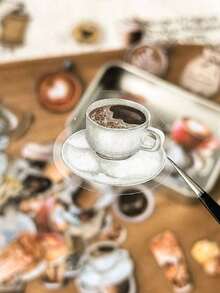 100pcs/Box Vintage Coffee Drink PET Stickers, DIY Collage Scrapbook Decorative Stickers,School Supplies,Back To School ETYE - HT196-喝杯咖啡 - 查看 3