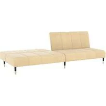 Sofa Bed 2 Seater Velvet Wine Red - Crema - Ver 4