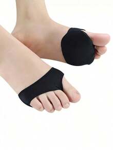 2pcs Skin-Colored Invisible Pain Relief Ball Of Foot Cushions For Women's High Heels With Soft Silicone Gel For Women Men Sneakers Shoes, Casual Shoes - 黑色 - 查看 13