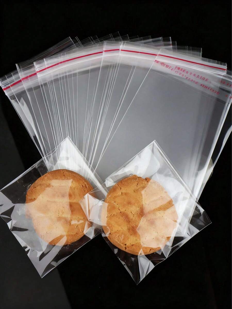 100 Pcs Self-Adhesive Sealing Clear Opp Bags, Resealable Plastic Bags For Large-Scale Packaging Of Small Gifts, Party Favors, And Toys,Suitable For Items Of Different Sizes, S/M/L/Xl, Can Be Used For Clothes, Shirts, Pants, Food, Paint, Party Gifts Packaging,Solid Packaging Bags For Holiday Gift Giving,Resealable Bags Perfect For Packing Clothes, Artworks, Gifts, Jewelry, Decorative Packaging Back To School.