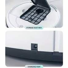 3-In-1 Vacuum Cleaner, Suitable For Floor Cleaning, Pet Hair Removal, Paper Scraps And Garbage Collection. Multifunctional Robot Vacuum Cleaner, 5000Pa Strong Suction Power, 150 Minutes Of Battery Life, Powerful Upgrade - Black - View 4
